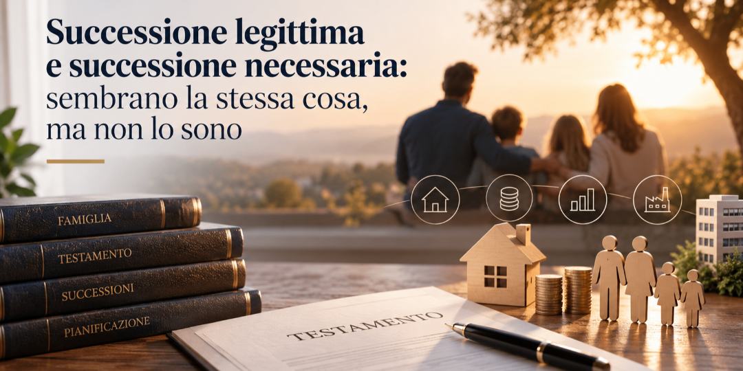 Rappresentazione visiva dell'articolo: Successione legittima e successione necessaria: sembrano la stessa cosa, ma non lo sono